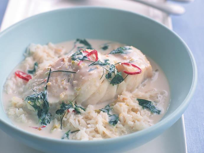 **[Red emperor in Thai-style coconut sauce](https://www.womensweeklyfood.com.au/recipes/red-emperor-in-thai-style-coconut-sauce-11423|target="_blank")**
