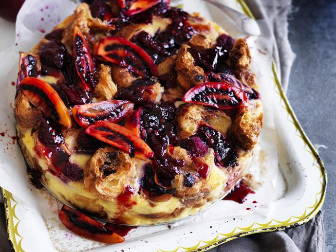 **[Berry and tamarillo croissant pudding cake](https://www.womensweeklyfood.com.au/recipes/berry-and-tamarillo-croissant-pudding-cake-11496|target="_blank")**

Serve this decadent winter dessert with lashings of whipped cream.
