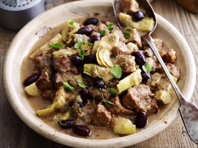 This [Greek-style veal dish with olives](https://www.womensweeklyfood.com.au/recipes/greek-style-veal-with-olives-10915|target="_blank") can be made in no time at all in a pressure cooker.