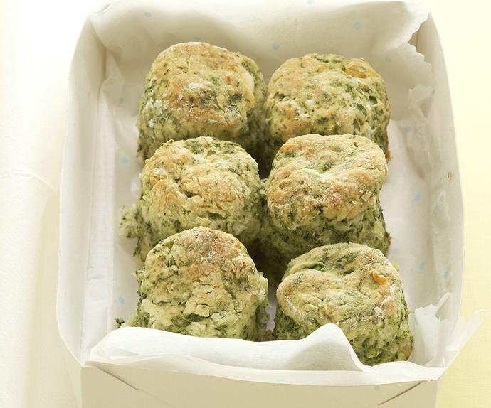 spinach & cheese monster scones