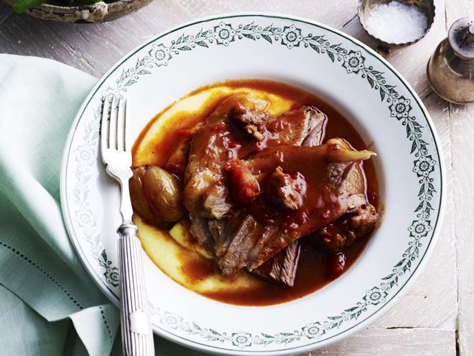 [Pot-roast beef with anchovies, chilli and soft polenta.](http://www.foodtolove.com.au/recipes/pot-roast-beef-with-anchovies-chilli-and-soft-polenta-29176|target="_blank")