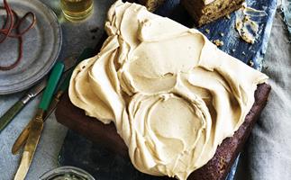 Ginger beer date cake WITH CREAM CHEESE FROSTING