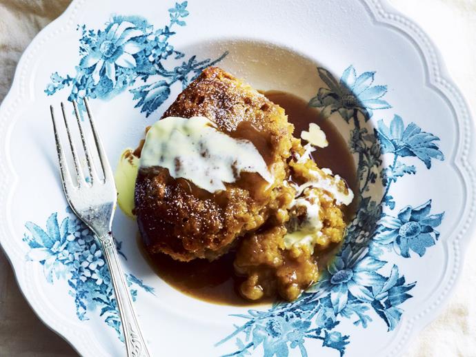 **[Nutty banana self-saucing pudding](https://www.womensweeklyfood.com.au/recipes/nutty-banana-self-saucing-pudding-11124|target="_blank")**

Serve this delectable pudding hot or warm, with cream, ice-cream or custard.