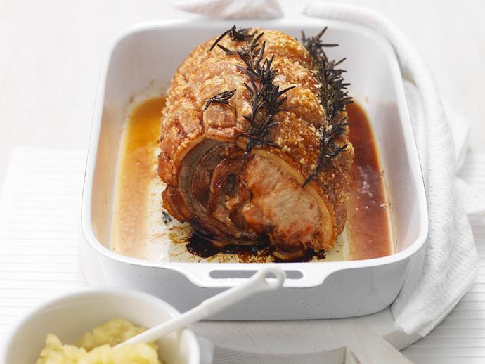 **[Roast loin of pork](https://www.womensweeklyfood.com.au/recipes/roast-loin-of-pork-11164|target="_blank")** 

A perfectly roasted pork loin with crunchy crackling is a thing of beauty. We show you how to get crispy crunchy crackling and tender meat every time.