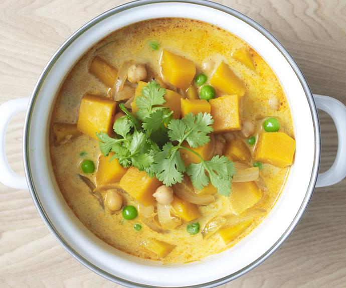 chickpea and pumpkin curry