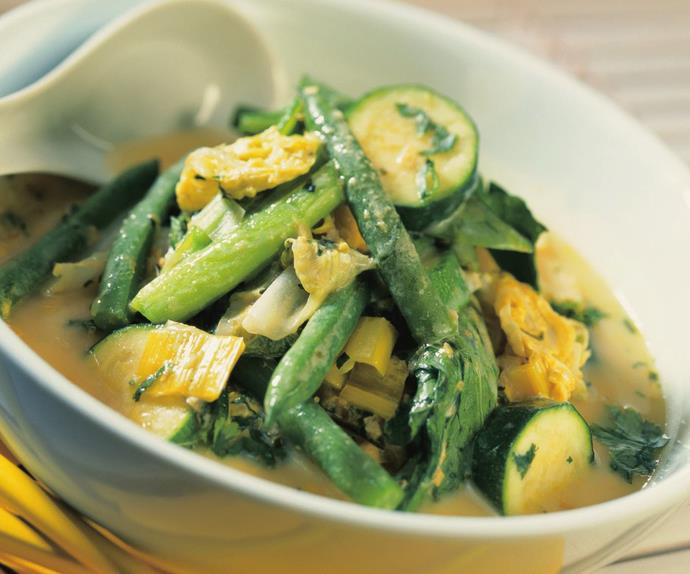 thai-style green vegetable curry