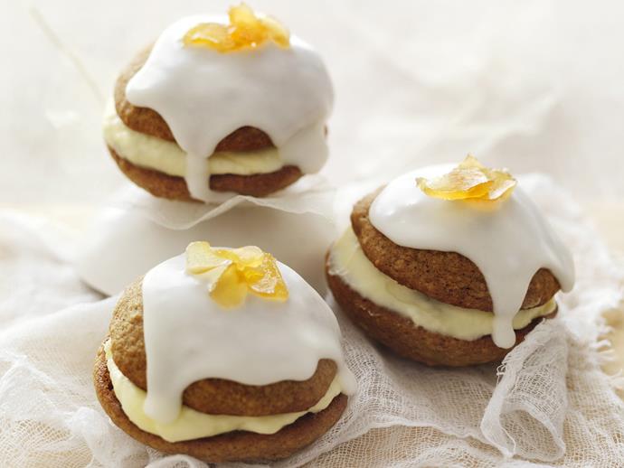 [Lemon ginger-spice whoopie pies](https://www.womensweeklyfood.com.au/recipes/lemon-ginger-spice-whoopie-pies-10188|target="_blank")