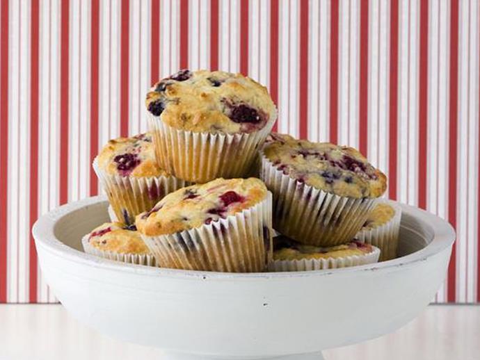 **[Berry buttermilk muffins](https://www.womensweeklyfood.com.au/recipes/berry-buttermilk-muffins-9810|target="_blank")**

Perfect for the lunchbox, these easy berry muffins make a delicious morning or afternoon snack.