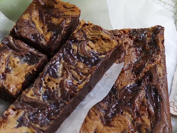 **[Peanut butter and jam brownie](https://www.womensweeklyfood.com.au/recipes/peanut-butter-and-jam-brownie-3898|target="_blank")**