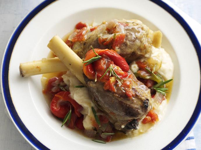 **[Braised lamb shanks with white bean purée](https://www.womensweeklyfood.com.au/recipes/braised-lamb-shanks-with-white-bean-puree-9335|target="_blank")**

Cosy up with this winter with tender slow-cooked lamb shanks and dreamy white bean purée.