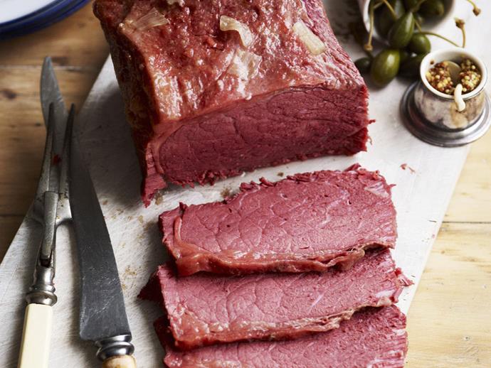 **[How to cook corned beef in a pressure cooker](https://www.womensweeklyfood.com.au/recipes/corned-beef-15190|target="_blank")**

Take a trip back to your childhood with this old fashioned corned beef recipe - sped up thanks to a pressure cooker. Serve warm with creamy [classic mashed potato](https://www.womensweeklyfood.com.au/recipes/classic-mashed-potatoes-6886|target="_blank"), mustard, cornichons, caperberries and parsley or with steamed potatoes, carrots and cabbage.