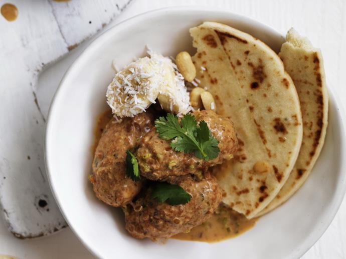**[Turkey koftas](https://www.womensweeklyfood.com.au/recipes/turkey-koftas-8772|target="_blank")**

Koftas are simply minced meat mixed with spices, and often onions, and rolled shape, although in many Arab countries they are shaped into ovals.