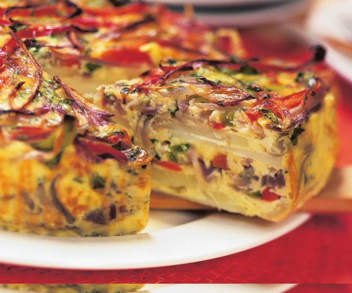 Chilli and vegetable frittata | Australian Women's Weekly Food