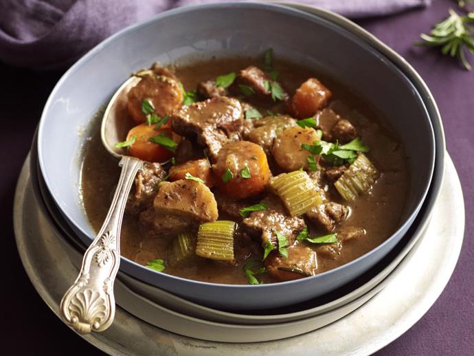 You can add mushroom for an earthier flavour to this rich and fragrant [veal and rosemary casserole](https://www.womensweeklyfood.com.au/recipes/veal-and-rosemary-casserole-8093|target="_blank") if you like.