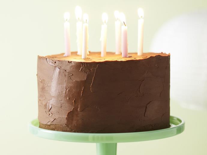 There's no cake like an [chocolate layer cake](https://www.womensweeklyfood.com.au/recipes/chocolate-layer-cake-3254|target="_blank"), and this one will be sure to turn heads when presented at any party.