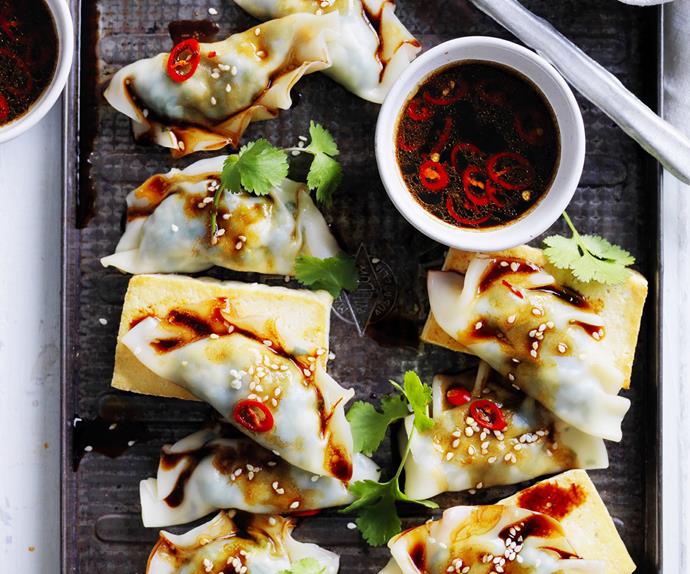 16 delicious dumplings for dinner