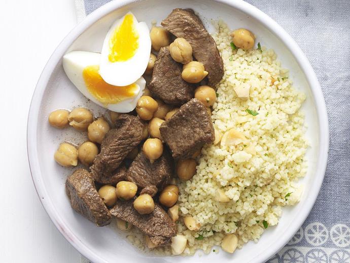 **[Lamb tfaya](https://www.womensweeklyfood.com.au/recipes/lamb-tfaya-3046|target="_blank")**

A healthy and delicious Moroccan lamb dish; Tfaya refers to the sweet and spicy caramelised onions and raisins.