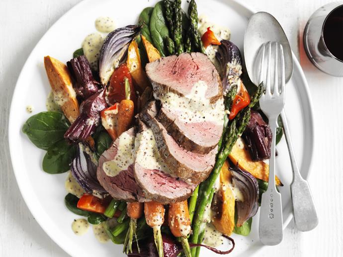 [Warm roast beef and vegetable salad recipe.](https://www.womensweeklyfood.com.au/recipes/warm-roast-beef-and-vegetable-salad-7792|target="_blank")