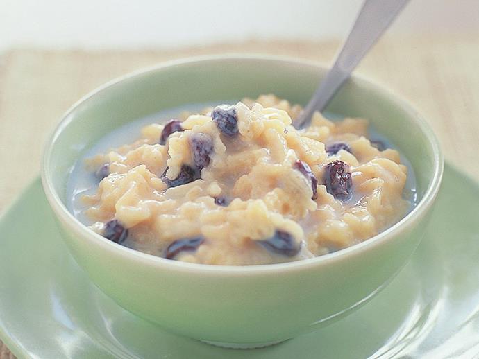 **[Rice porridge with raisins](https://www.womensweeklyfood.com.au/recipes/rice-porridge-with-raisins-5891|target="_blank")**
