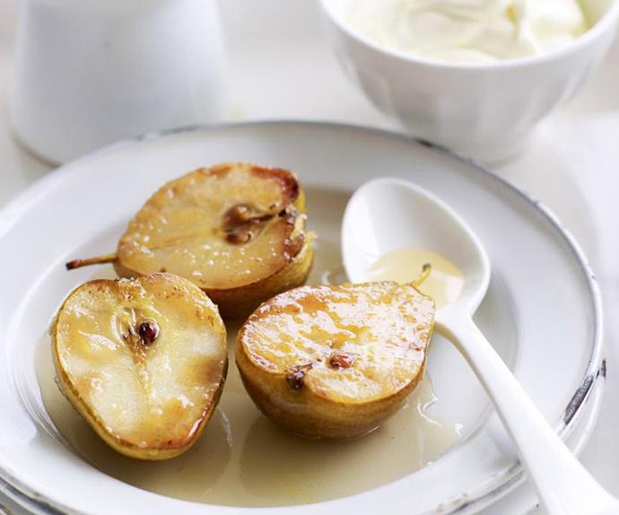 pears with palm sugar