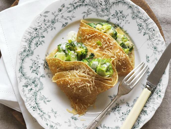 **[Savoury crepes with creamy broccoli](https://www.womensweeklyfood.com.au/recipes/crepes-with-creamy-broccoli-12741|target="_blank")**