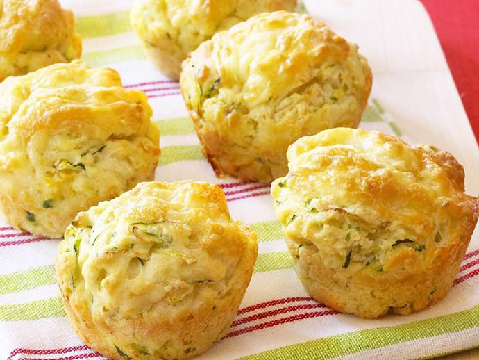 **[Cheesy zucchini muffins](https://www.womensweeklyfood.com.au/recipes/cheesy-zucchini-muffins-10940|target="_blank")**

For a delicious morning tea, serve these golden muffins warm with butter.