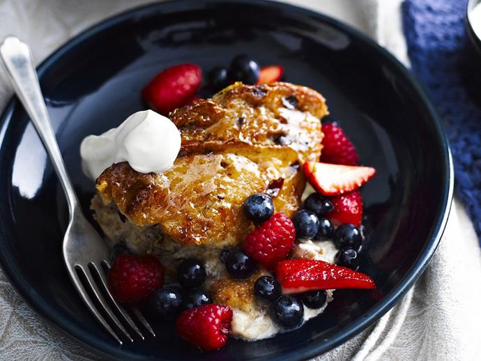 **Panettone custard pudding with macerated fruit**
<br><br>
What is Christmas without Panettone? This classic, triple-tested recipe is a treat this festive season.
<br><br>
[Panettone custard pudding with macerated fruit](http://www.foodtolove.com.au/recipes/panettone-custard-pudding-with-macerated-fruit-29323|target="_blank"|rel="nofollow")
