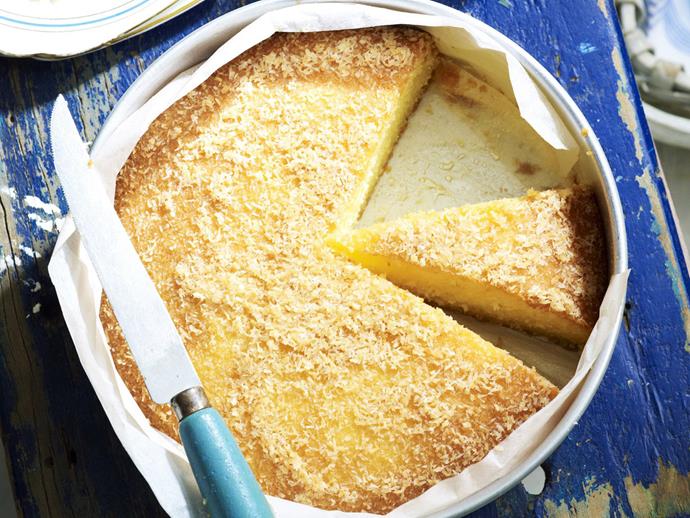 **[Coconut and lemon syrup cake](https://www.womensweeklyfood.com.au/recipes/coconut-and-lemon-syrup-cake-10749|target="_blank")**