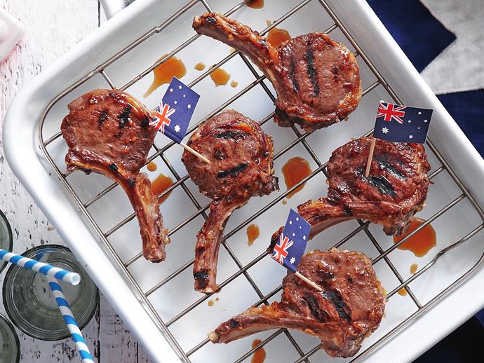 **[Marinated lamb cutlets](https://www.womensweeklyfood.com.au/recipes/marinated-lamb-cutlets-10798|target="_blank")**

Show your patriotism this Australia day (or, any other day) with these delicious marinated lamb cutlets. Serve them with either vegetables or a salad and enjoy.