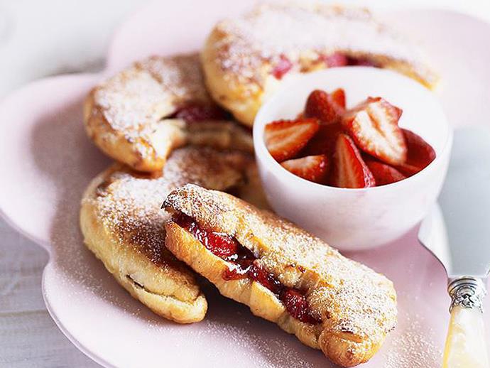 **[Berry croissant french toast](https://www.womensweeklyfood.com.au/recipes/berry-croissant-french-toast-8662|target="_blank")**

Spoil the family this weekend with this indulgent breakfast dish.