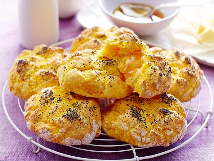 **[Gluten-free pumpkin damper](https://www.womensweeklyfood.com.au/recipes/gluten-free-pumpkin-dampers-28547|target="_blank")**

Damper is an Australian [soda bread](https://www.womensweeklyfood.com.au/recipes/irish-soda-bread-15410|target="_blank") that travellers would traditionally bake in the coals of a campfire. Here we've added delicious pumpkin, and subbed in [gluten-free](https://www.womensweeklyfood.com.au/gluten-free|target="_blank") [flour](https://www.womensweeklyfood.com.au/different-types-of-cooking-baking-flour-1305|target="_blank") so now everyone can have a bite.