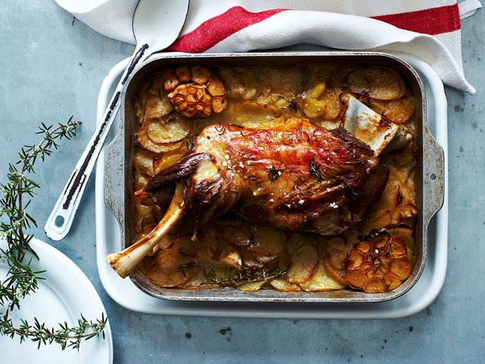 **Slow roasted lamb shoulder**
<br><br>
Slow roasted to tender perfection, this gorgeous lamb shoulder dish is the ultimate comfort food for a hungry family. Served with crisp baked potatoes, it's a dinner dish the whole family will love.
<br><br>
[**Read the full recipe here**](https://www.womensweeklyfood.com.au/recipes/slow-roasted-lamb-shoulder-28531|target="_blank")
<br><br>