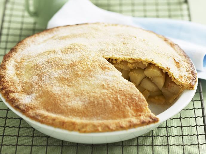 [This deep dish apple pie](http://www.foodtolove.com.au/recipes/apple-pie-17655|target="_blank") is a definite crowd pleaser, perfect for cool Autumn evenings.