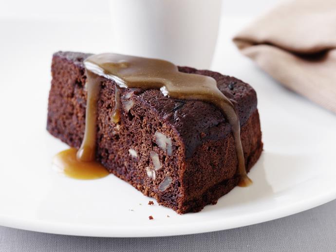 **[Sticky chocolate date cake](https://www.womensweeklyfood.com.au/recipes/sticky-chocolate-date-cake-7061|target="_blank")**

This warm and sticky cake is best served with lashings of double cream or ice-cream. Or both!