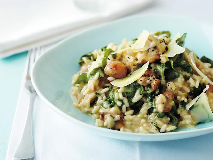 **[Mushroom and rocket risotto](https://www.womensweeklyfood.com.au/recipes/mushroom-and-rocket-risotto-8022|target="_blank")**

For a nourishing and earthy dinner try this tasty winter mushroom and rocket risotto.