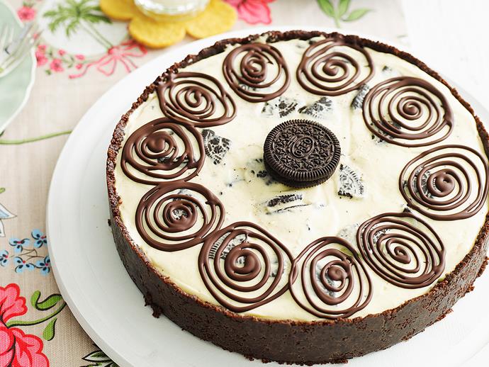 Sweet, rich and creamy, this [cookies and cream cheesecake](https://www.womensweeklyfood.com.au/recipes/cookies-and-cream-cheesecake-15830|target="_blank") is perfect for a birthday party, family event or just an indulgent weekend dessert.