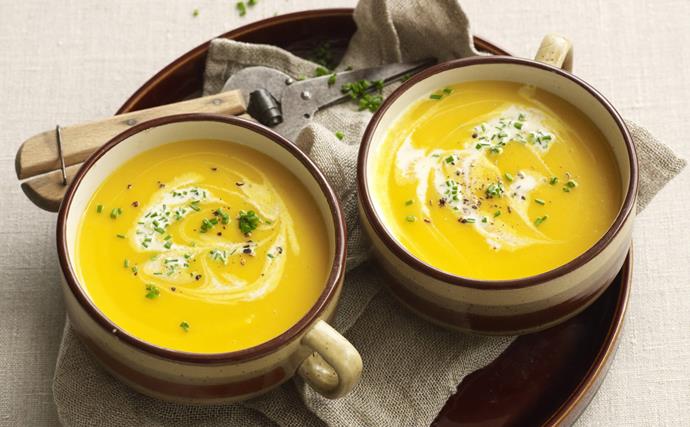 Slow-cooked pumpkin soup