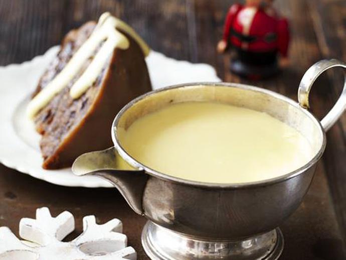 This [creamy custard sauce](https://www.womensweeklyfood.com.au/recipes/creamy-custard-sauce-6919|target="_blank") is traditionally served cold and can be made well ahead of time. If you're cooking for all the family you can leave out the liqueur, or just add it to half of the custard and serve in two different jugs.