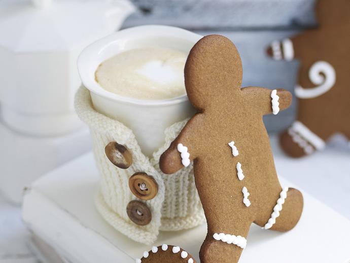 These homespun [gingerbread folk](https://www.womensweeklyfood.com.au/recipes/gingerbread-folk-23951|target="_blank") are adorable and delicious. Perfect for a themed bash, such as a baby shower or with eggnog for a pre-Christmas sundowner.