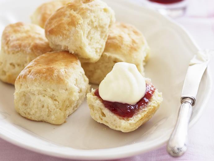 **[Gluten-free scones](https://www.womensweeklyfood.com.au/recipes/gluten-free-scones-6749|target="_blank")** No need to stay away from scones any more if you follow a gluten-free diet. These fluffy bombs use xantham gum to recreate the comforting textures of scones that we all love