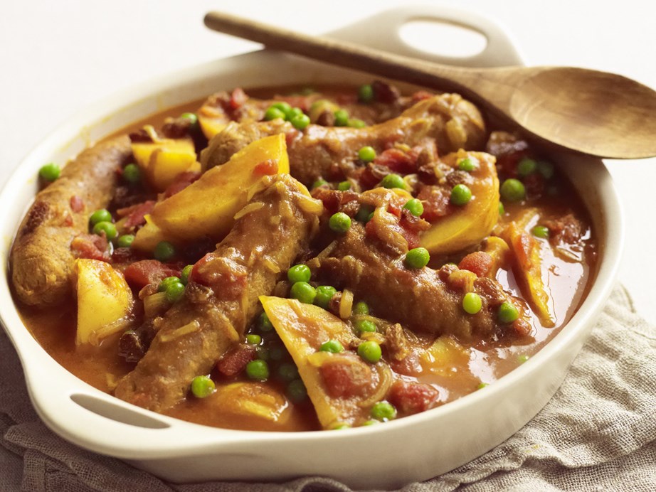 Arguably the original sausage casserole, fragrant and tasty [curried sausages](https://www.womensweeklyfood.com.au/recipes/old-fashioned-curried-sausages-24999|target="_blank") is one of those [dishes that takes us right back to our childhood](https://www.womensweeklyfood.com.au/nostalgia-recipes-30970|target="_blank")!