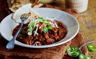 Slow-cooked Mexican beef chilli mole