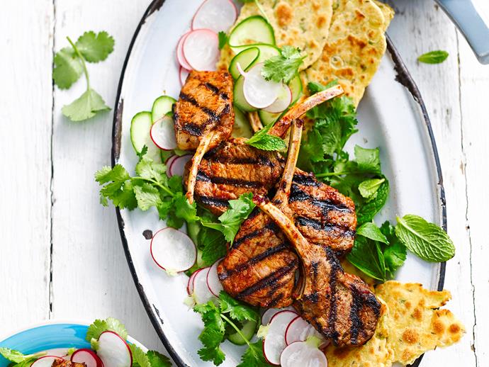 Excite your tastebuds with this delicious [tandoori lamb cutlet](https://www.womensweeklyfood.com.au/recipes/tandoori-lamb-cutlets-with-green-onion-roti-28691|target="_blank") dish, with a side of flavoursome green onion roti.