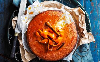 Olive oil and marmalade cake
