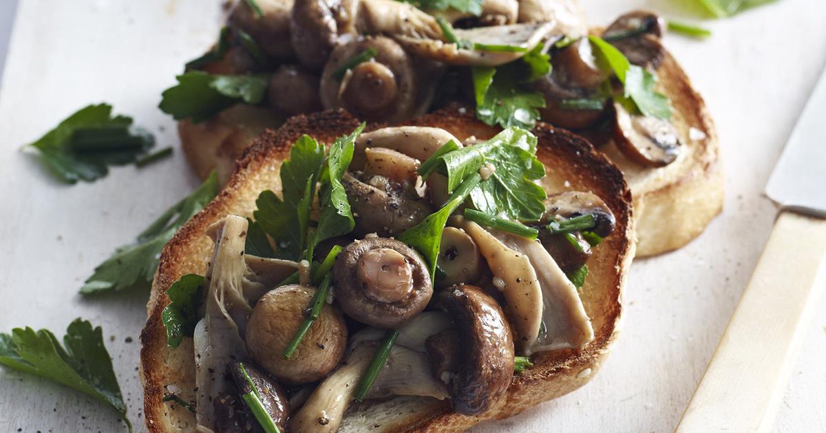 Sauteed mushrooms on toast | Australian Women's Weekly Food