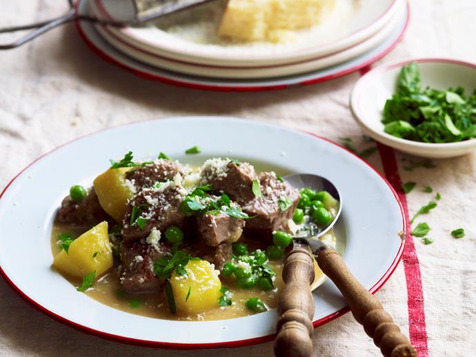 Warm your body and soul with this [hearty lamb and potato stew](https://www.womensweeklyfood.com.au/recipes/white-wine-and-lamb-one-pot-28763|target="_blank"), simmered in a fragrant white wine sauce for extra flavour. It makes a brilliant family dinner dish on cooler evenings.