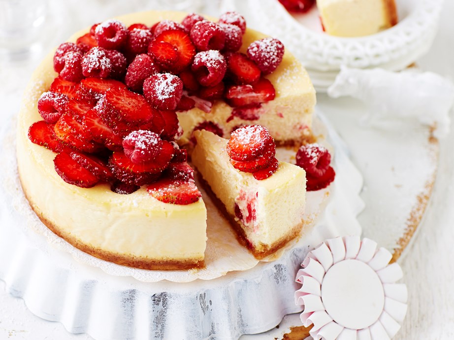 Layered with fresh berries and filled with a super-smooth filling, why not indulge in a slice of our **[raspberry and strawberry ricotta cheesecake](https://www.womensweeklyfood.com.au/recipes/raspberry-and-strawberry-ricotta-cheesecake-28794|target="_blank")**?