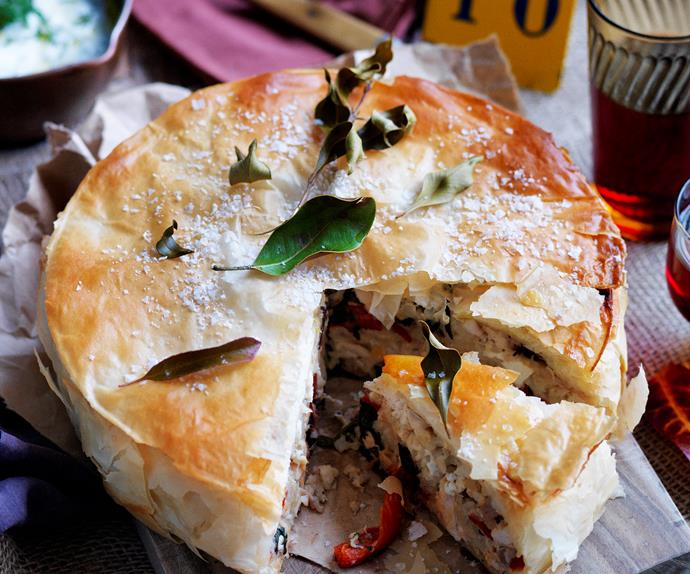 Chicken ,spinach and olive pies | Australian Women's Weekly Food
