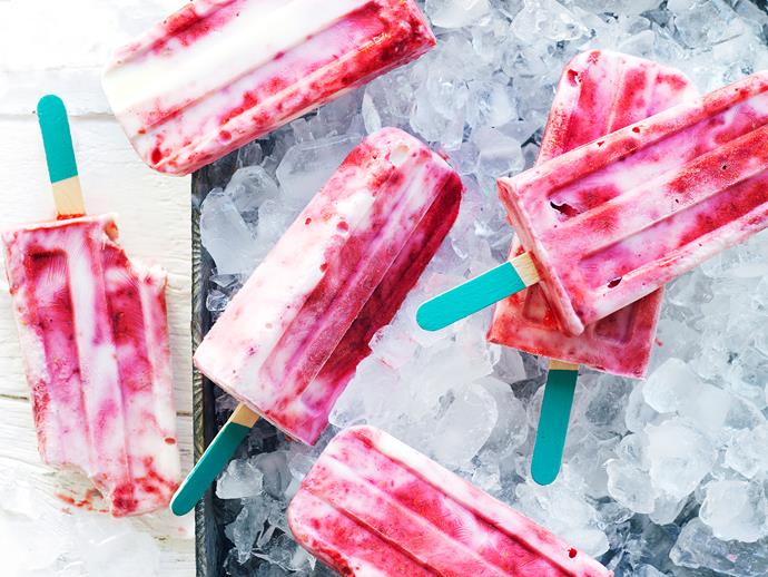 Make your own ice-blocks at home with these delicious [raspberry and vanilla yoghurt popsicles](https://www.womensweeklyfood.com.au/recipes/raspberry-and-vanilla-yoghurt-ice-blocks-7864|target="_blank"). They're fun to make with the kids and perfect for a hot summer day.