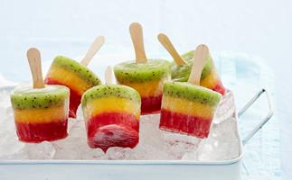 Fruit salad iceblocks